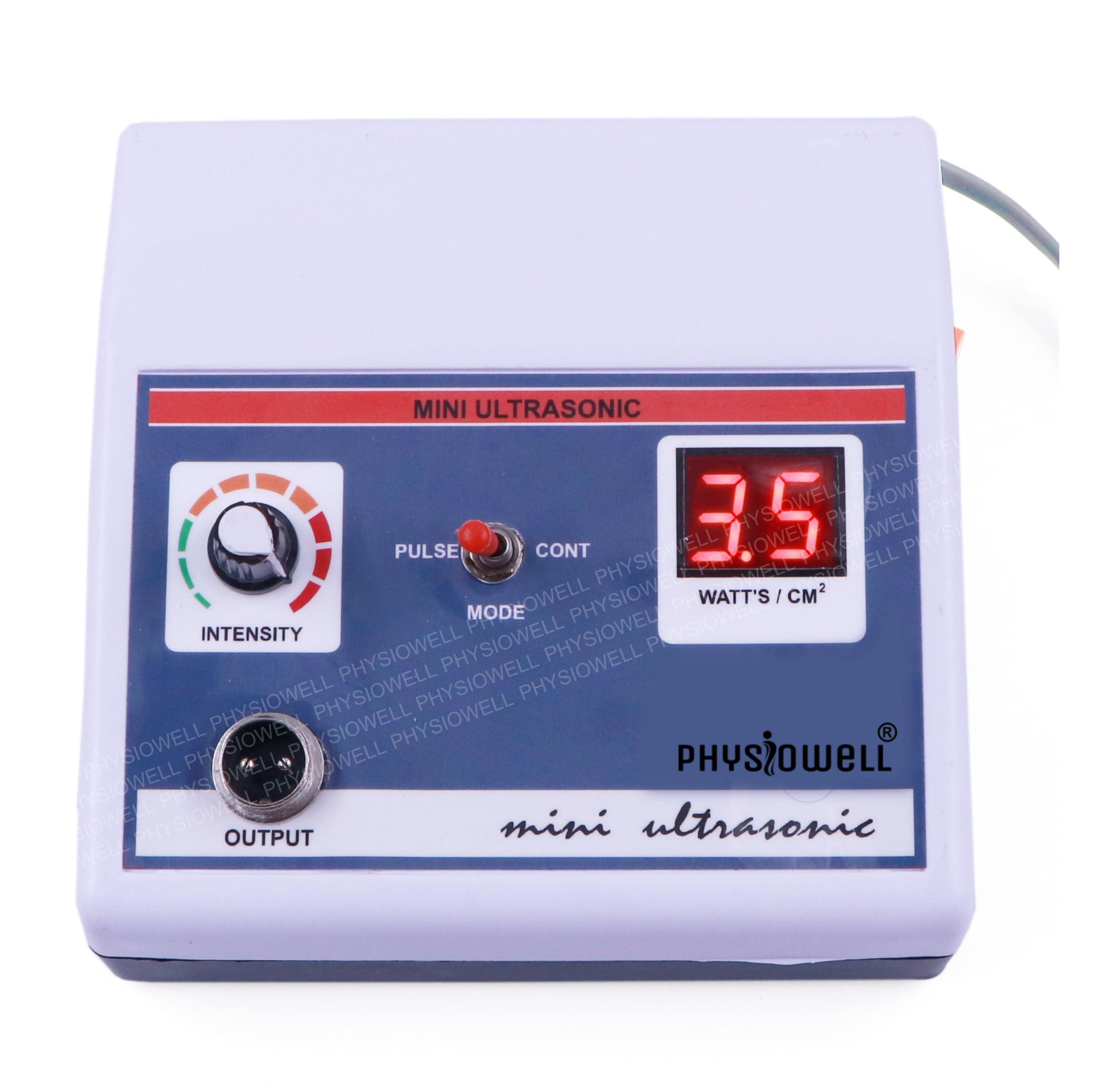 Physiowell Physiowell Mini Ultrasonic Machine Ultrasound New Professional Corded Electric for Physiotherapy, Off-white