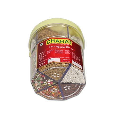 Chahat Chahat 5 in 1 Mix Mouth Freshener Sweet Fennel Seeds Mukhwas (Special Digestive Treat) After Meal Digestive Seeds
