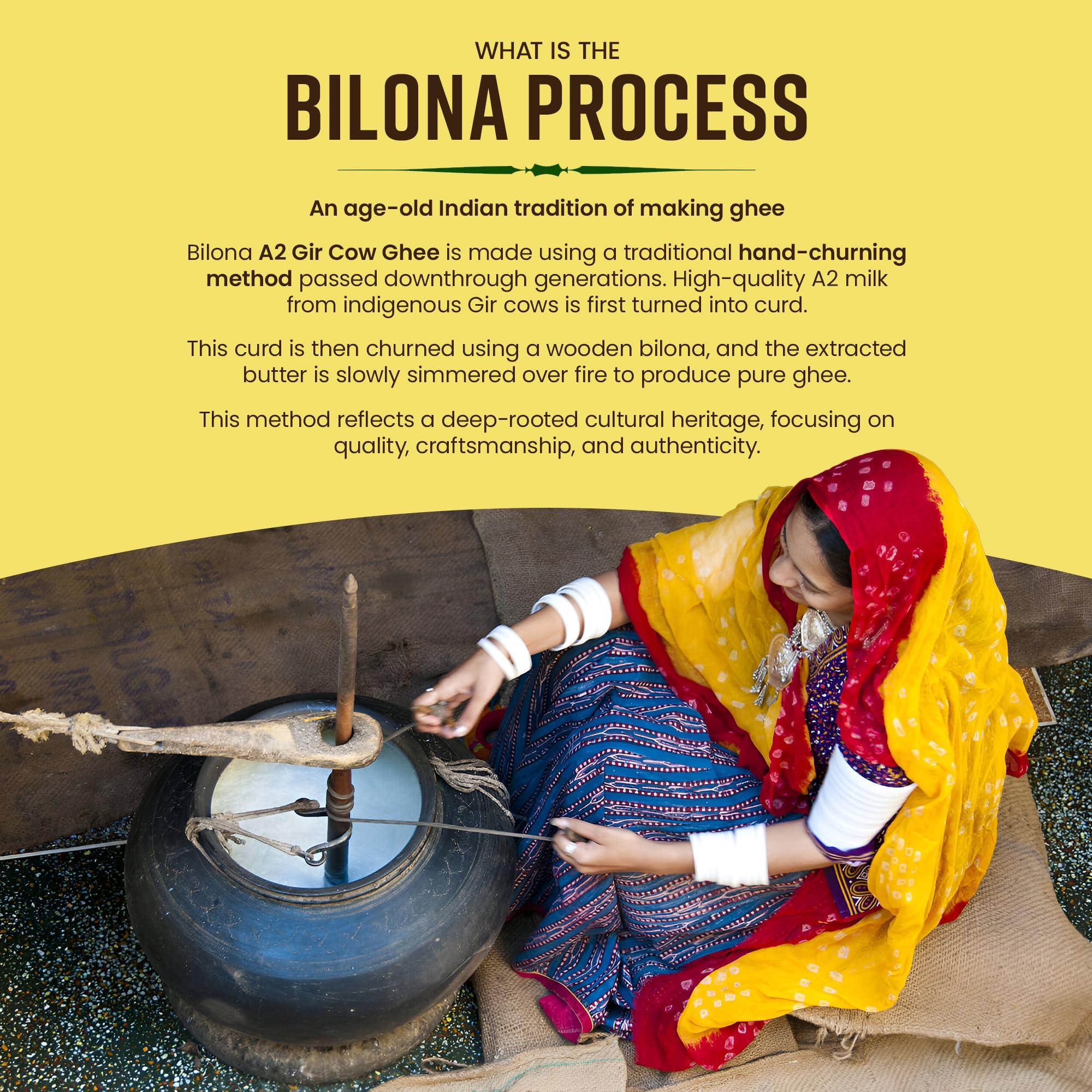 VANALAYA Vanalaya Organic A2 Desi Gir Cow ghee from A2 Milk Prepared by Traditional Bilona Method -200ml