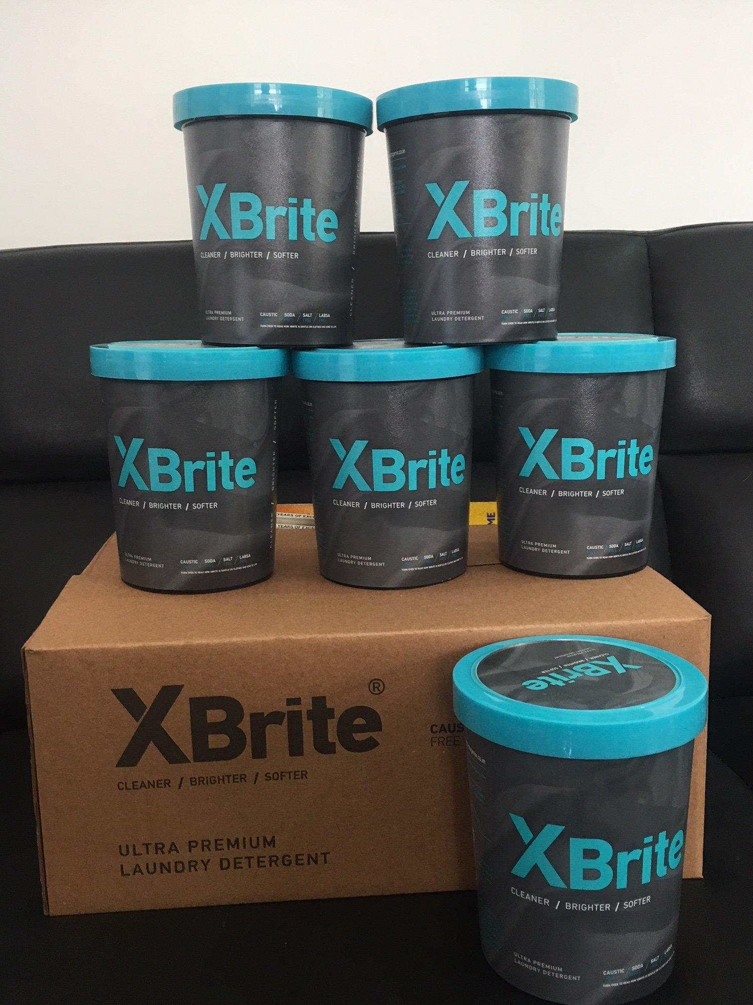 X-Brite Xbrite Premium Laundry Care Detergent Powder Suited for all Machines and Bucket wash- Buy 5 Get 1 Free