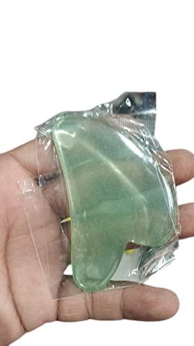 POWEREST POWEREST Plastic Gua Sha Massage Tool for Face Massager Skin Scraping Massager Gua Sha Board for for Face Body Skin Spooning/SPA/Neck Relax/Soft Tissue (GREEN)