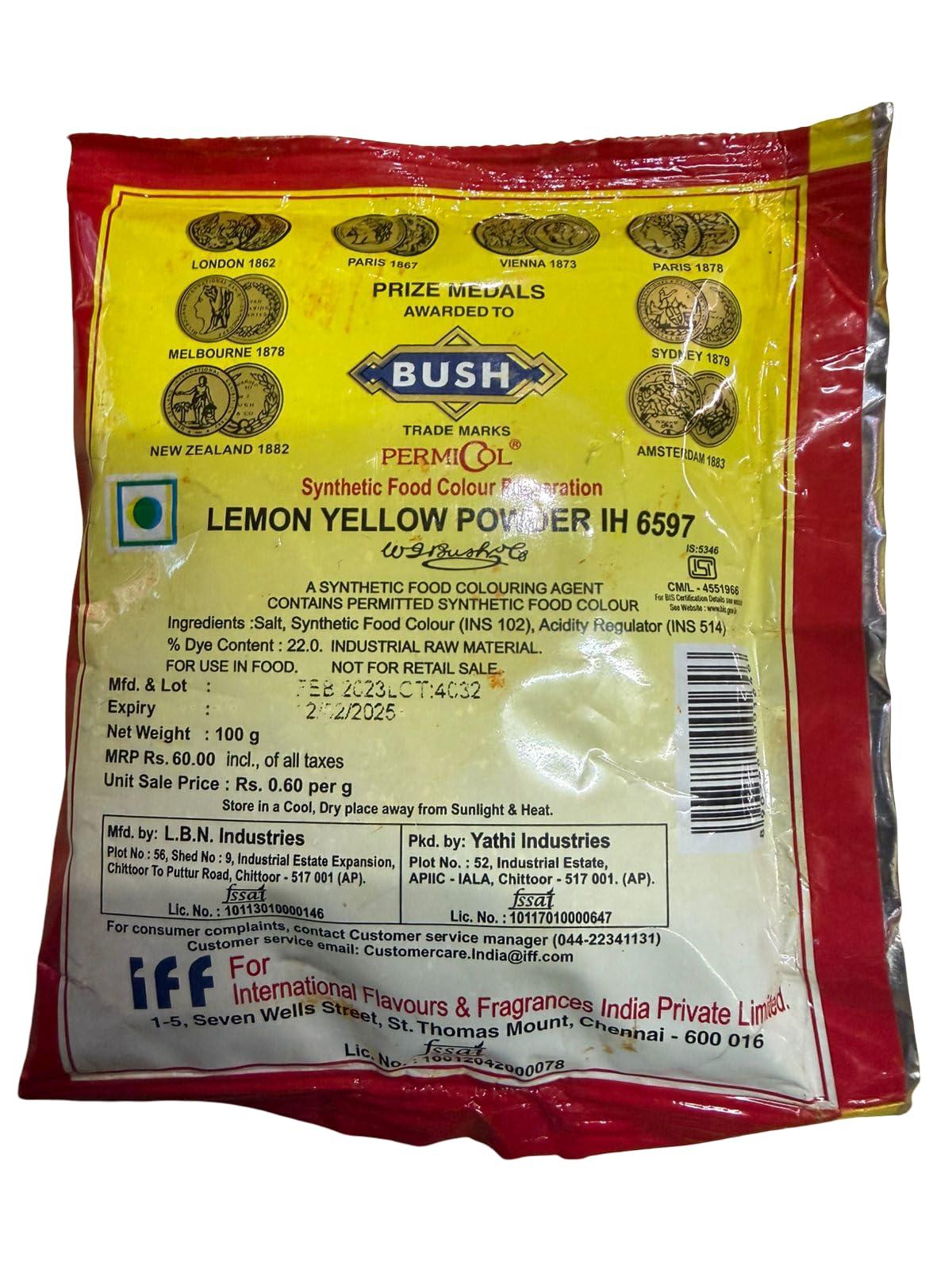 Dia Diet Bush Synthetic Food Colour Preparation | Orange Red Powder in 7802 | A++ Grade (100g Pouch x 8 Pcs (800g))