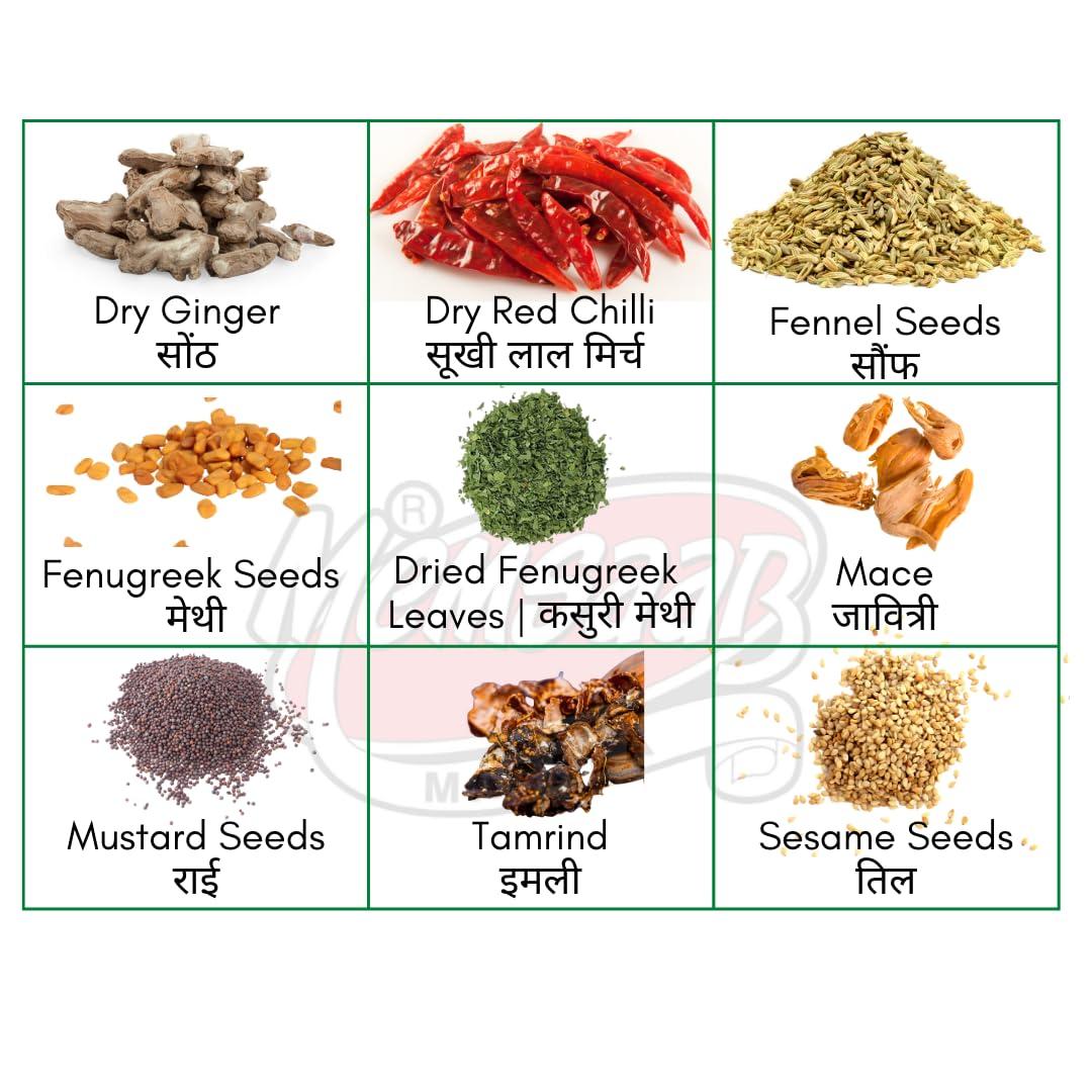 Memsaab Memsaab Set of 23 Genuine Aromatic Whole Spices Garam Masala Combo 1.23 kg Sabut Masala with FREE CONTAINER | Khada Masala | Cardamom, Kasuri Methi, Cinnamon, Jeera, Dry Ginger, Mustard, Kokam & More
