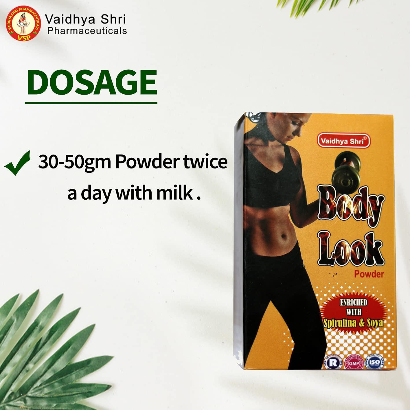 VAIDHYA SHRI PHARMACEUTICALS VAIDHYA SHRI PHARMACEUTICALS Ayurvedic Body Look Powder - 300 gm Each (Pack of 3)