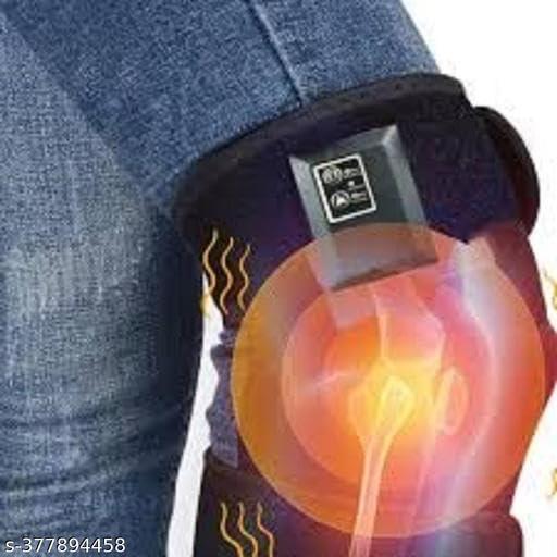 V R ENTERPRISE Heated Knee Brace Wrap, Knee Heating Pad for Arthritis Pain Relief, Electric Heat Knee Support with 3 Temperature Control Thermal Therapy for Joint Soreness, Swelling,