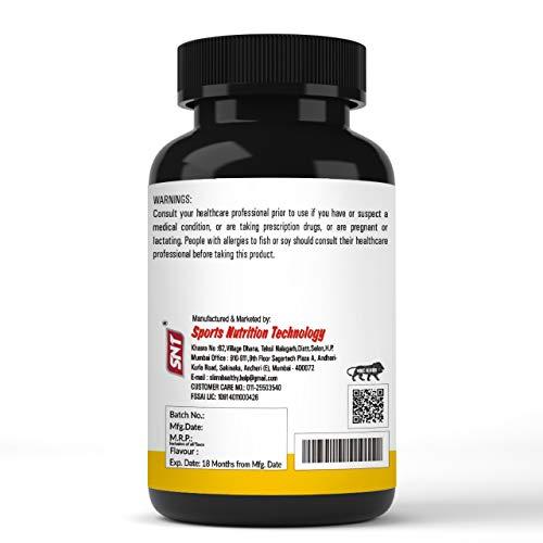 SNT SNT Fish Oil Omega 3 Capsules Seven Seas Cod Liver Oil Capsules (180mg EPA & 120mg DHA) for brain, heart and eye health, 60 softgels