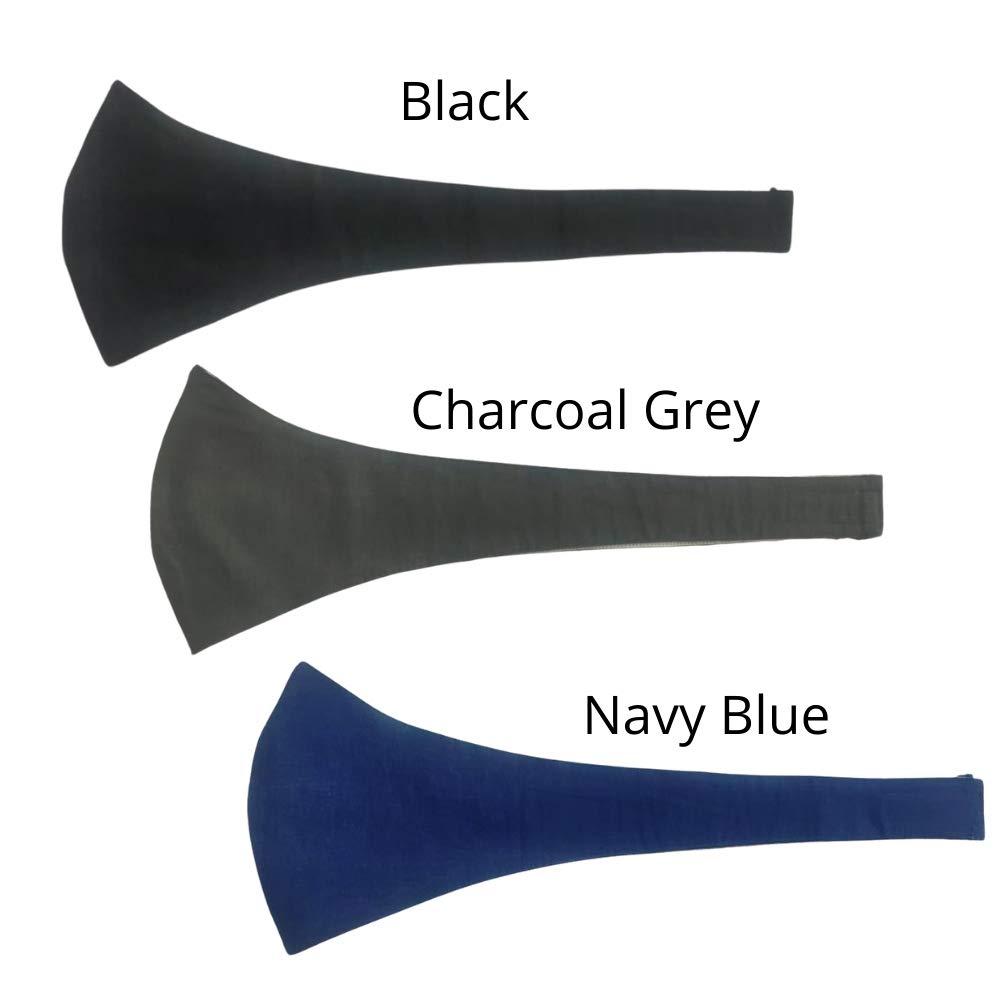 Shaila's Couture Reusable Fabric Face Mask (Black, Blue, Charcoal, Without Valve, Pack of 3) for Unisex