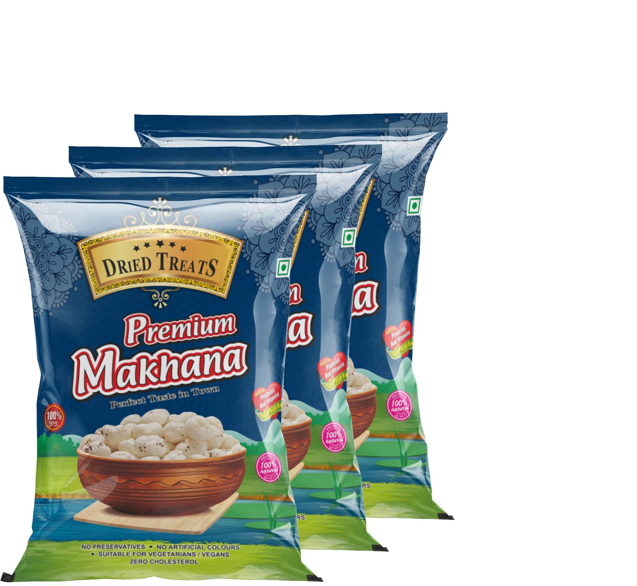 Dried Treats Dried Treats Premium Lotus Seed/Makhana, 250g (Pack of 3)