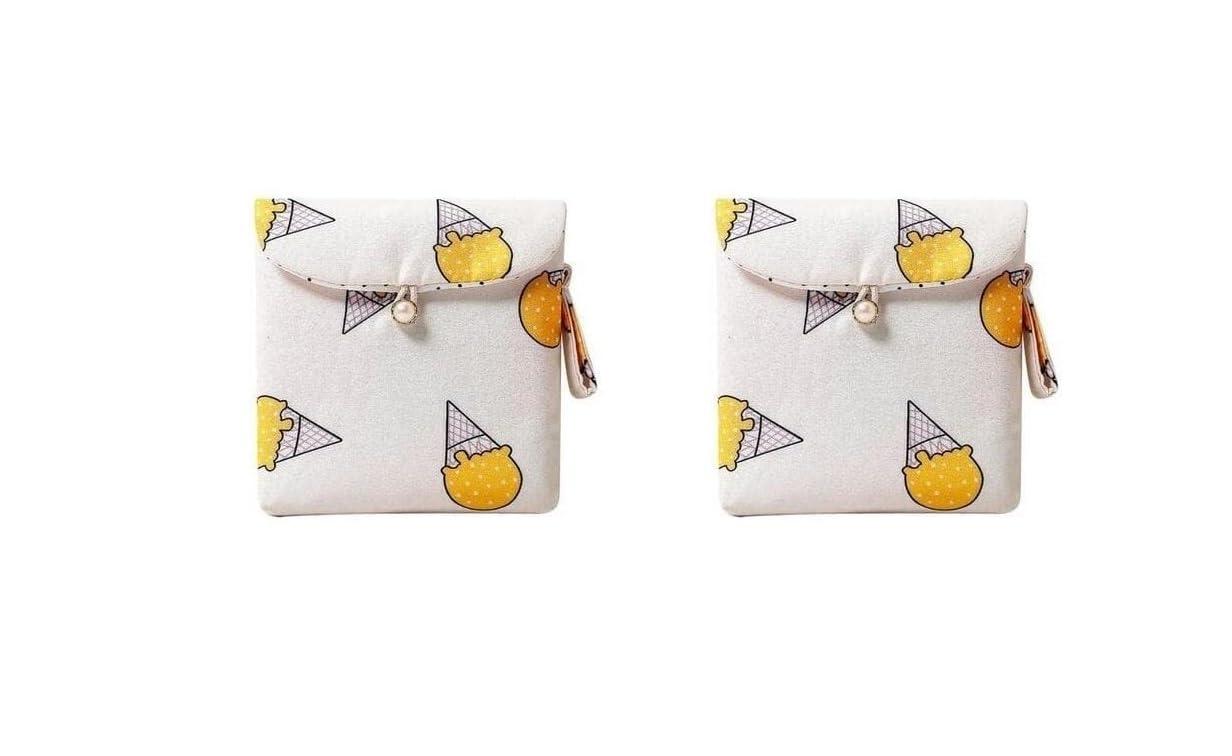 Swami Enterprise Swami Enterprise Sanitary Pad Pouch - First Period Kit (Pack of 2) Multi Color