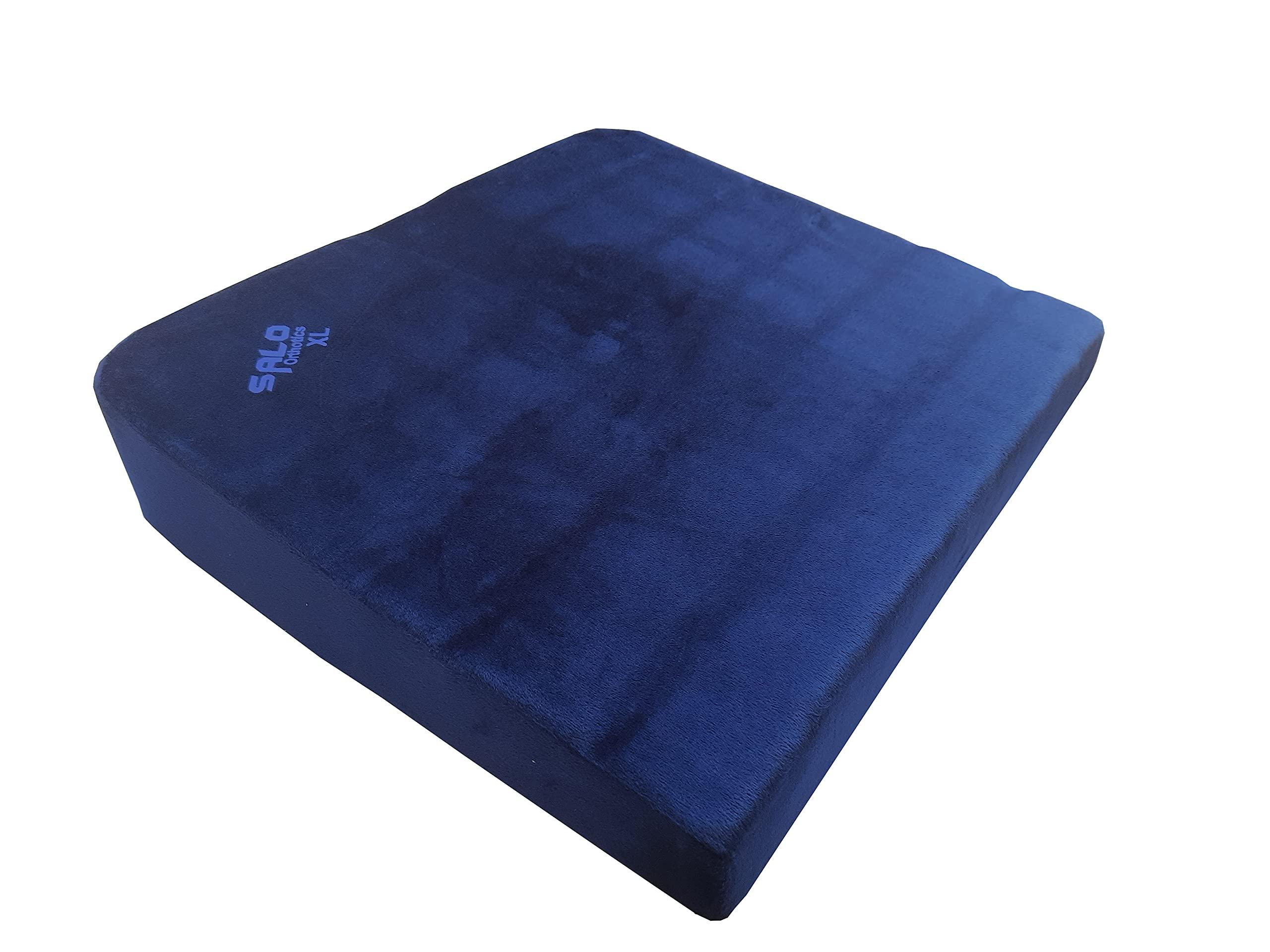 SALO ORTHOTICS SALO ORTHOTICS Donut Seat Pillow (with Covered Hole) - Useful in Maternity, Piles, Fistula, Tailbone Pain, Postpartum and Hemmorhoids (for Bodyweight Upto 125Kg Weight) | Size - XL, Color-Blue