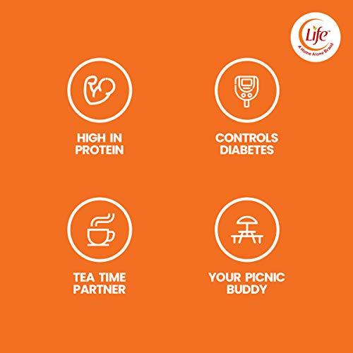 Life Life - SOYA Sticks (Schezwan Flavour) 150g Each (Pack of 3) - SOYA Snacks, Healthy Munchies, Party Snack, Protein Snack