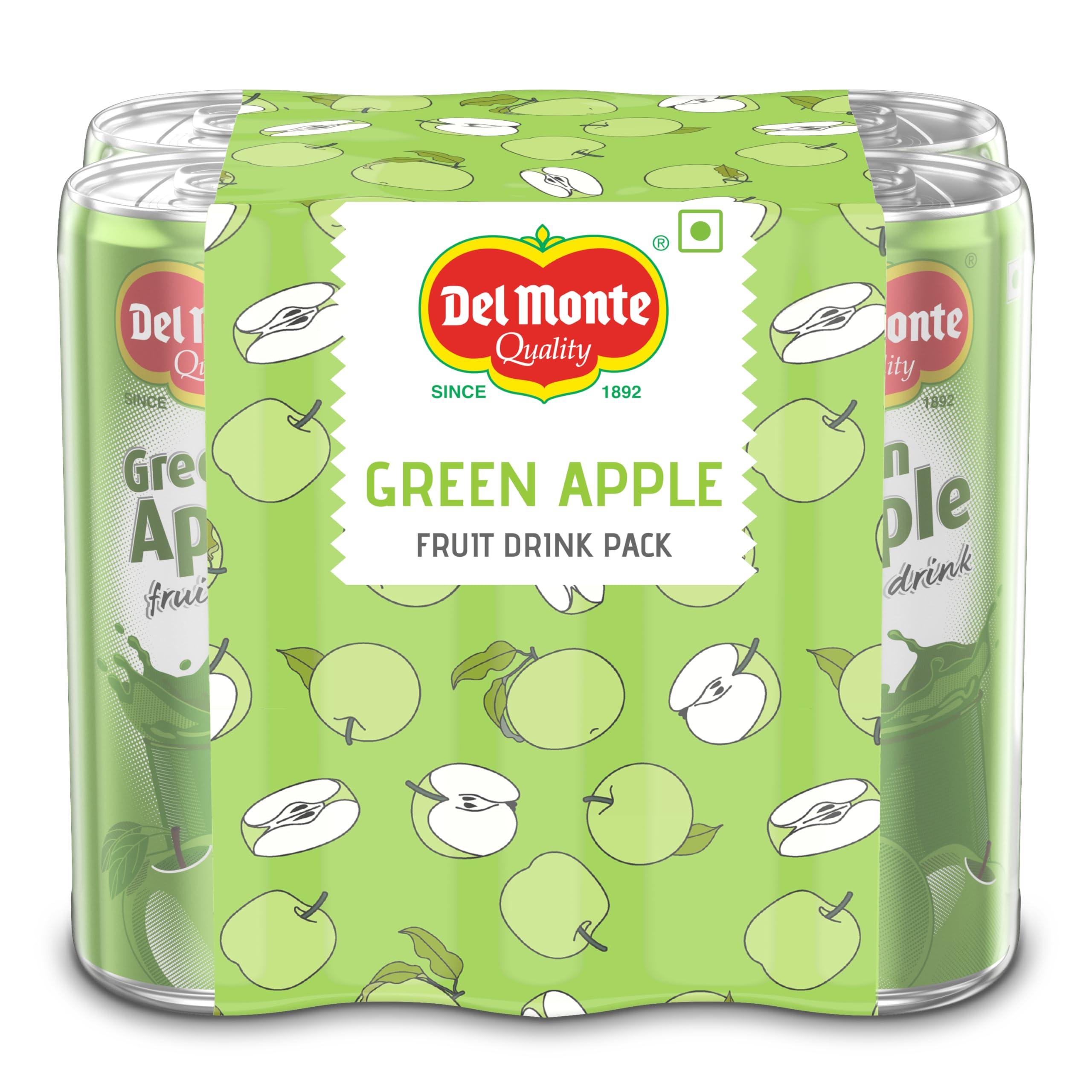 Del Monte Del Monte Green Apple Fruit Drink Gift Pack, Pack of 6, 240ml