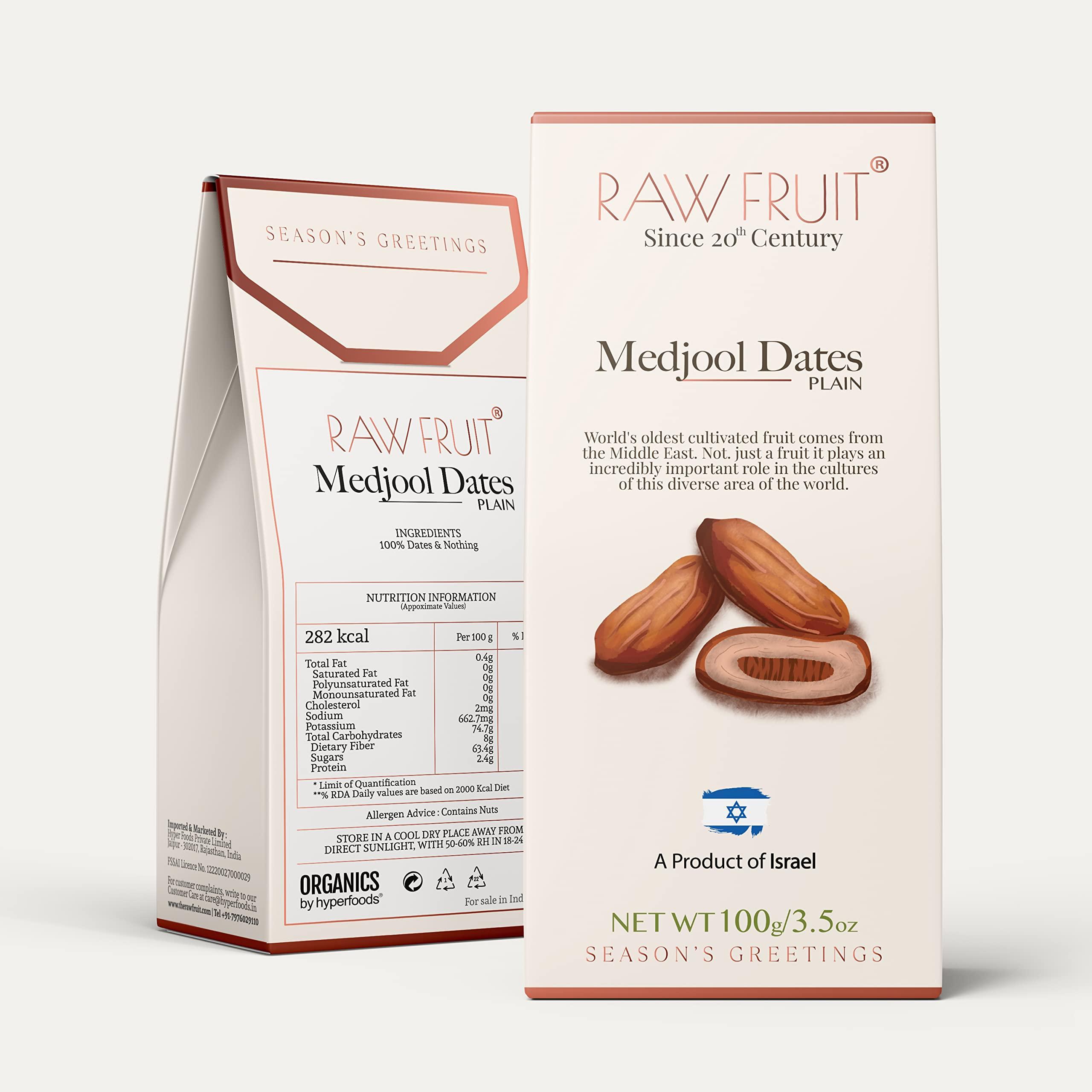 HYPERFOODS HyperFoods Israel Dates Value Pack 100 grams Dry Fruit Combo Pack Dry Fruit Gift Pack Premium Imported Dates Dry Fruits and Nuts Khajoor Medjool Dates