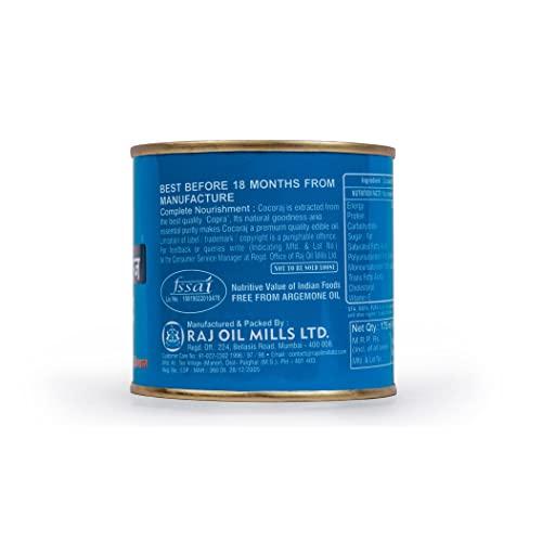 Cocoraj Cocoraj 100% Pure & Natural Coconut Oil Tin -175 Ml (Pack of 3)