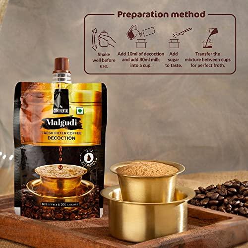 Continental Malgudi Continental Malgudi Filter Coffee Decoction Liquid 150 ml (PACK OF 3), 450 ml