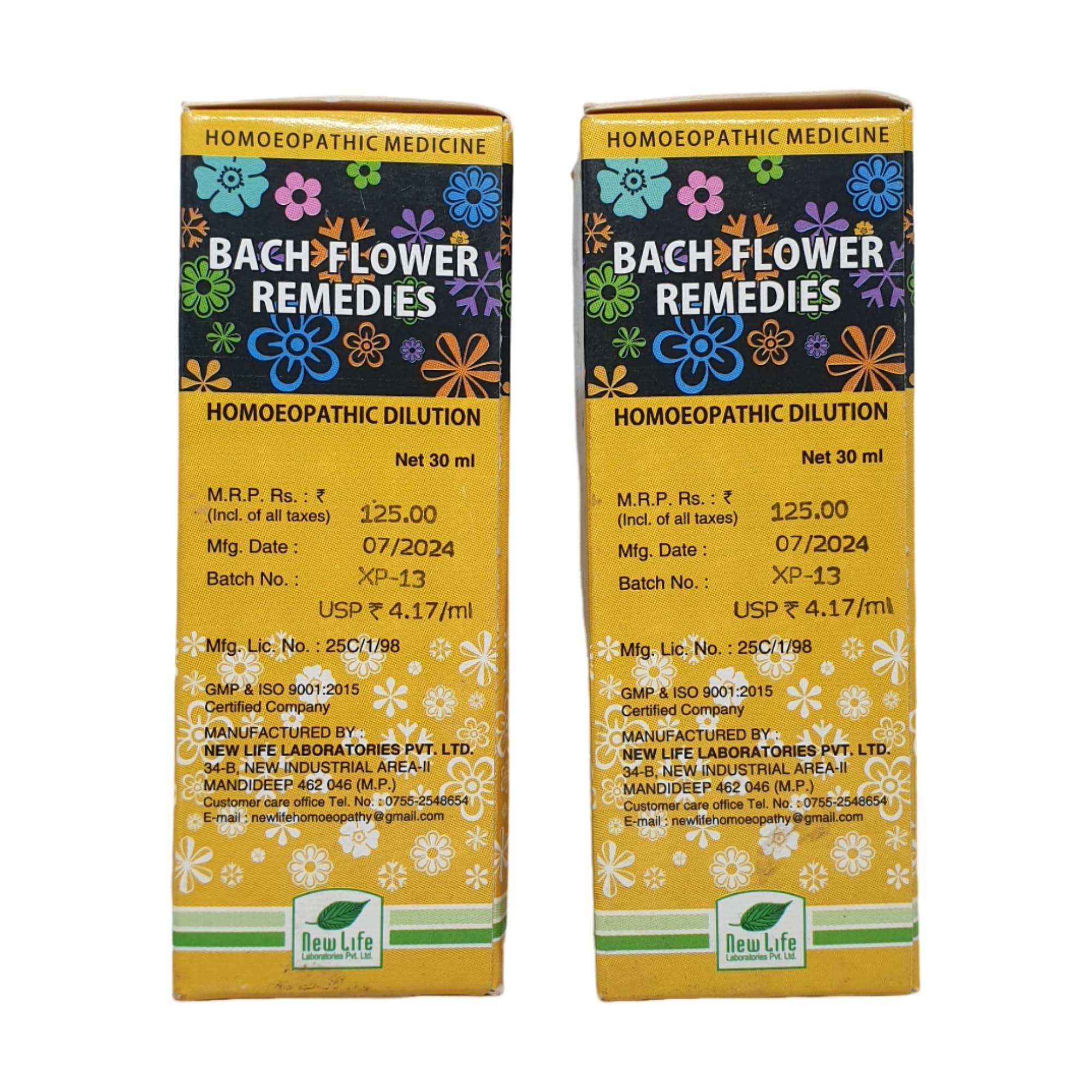 Dr.NL GORSE 30ML New-Life Bach Flower (PACK OF TWO)