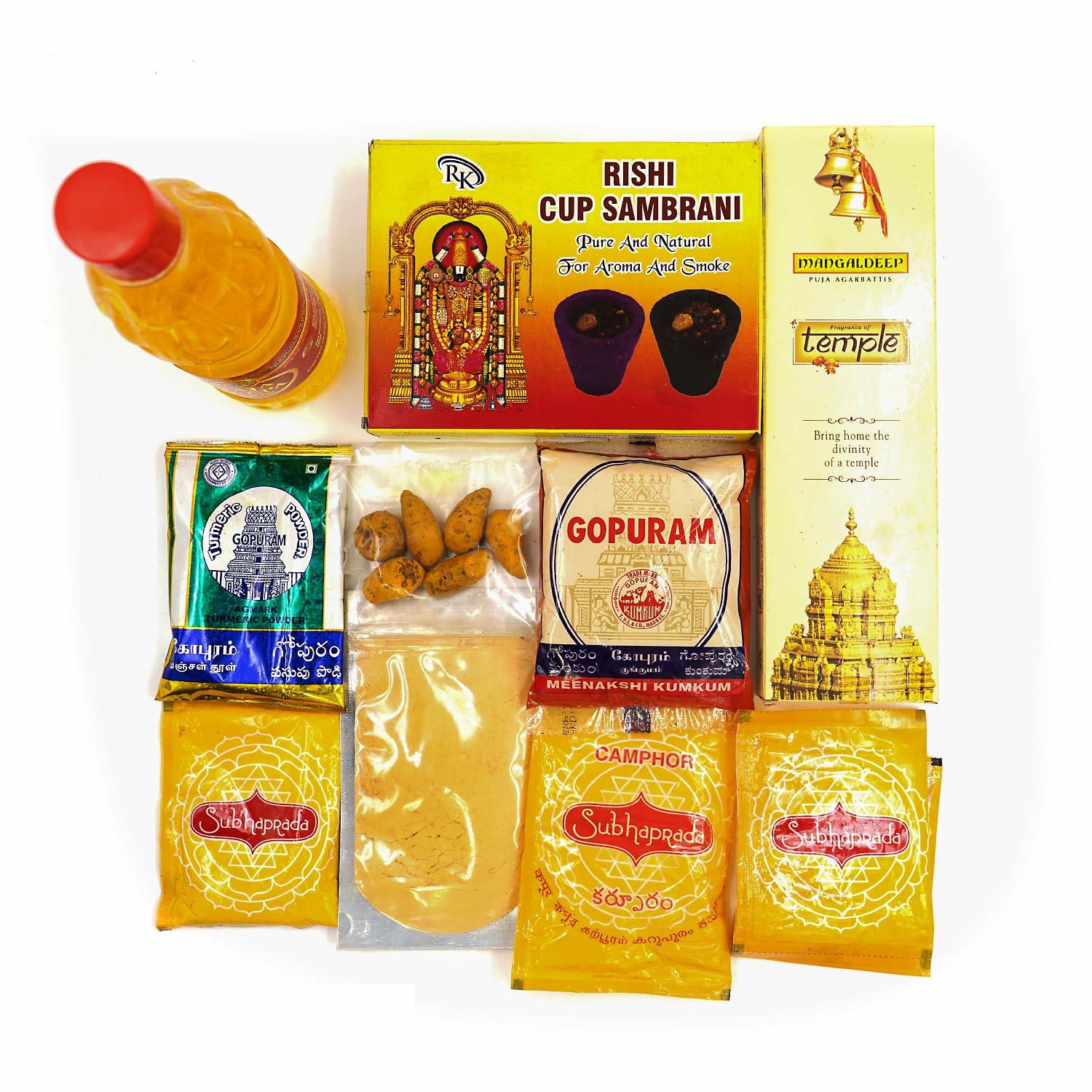 Thambulam Thambulam.in Puja Kit | Comprehensive Puja Materials Pack (Big)