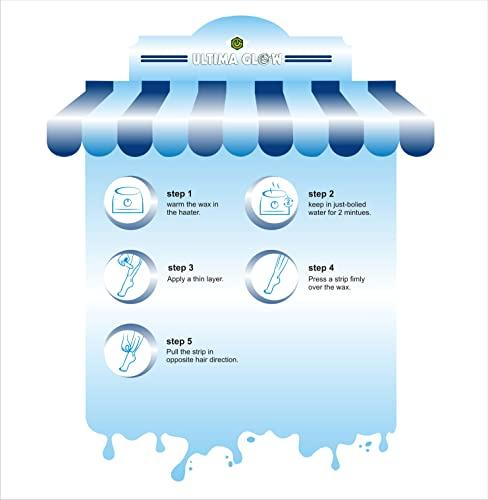 ULTIMA GLOW ULTIMA GLOW dark chocolate strip and stick wax 600 gram Hair Removal Wax For Arms, Legs, Chest, Back, and Full Body | Men & Women | Tan Removal | All skin Type (blue)