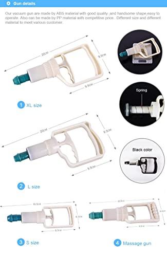 4beauty Therapy 4beauty Therapy Vaccum Cupping Therapy Set - Chinese Traditional Healthy Body Vacuum Acupuncture Cupping for Cellulite Cupping Massage (SET OF 12)