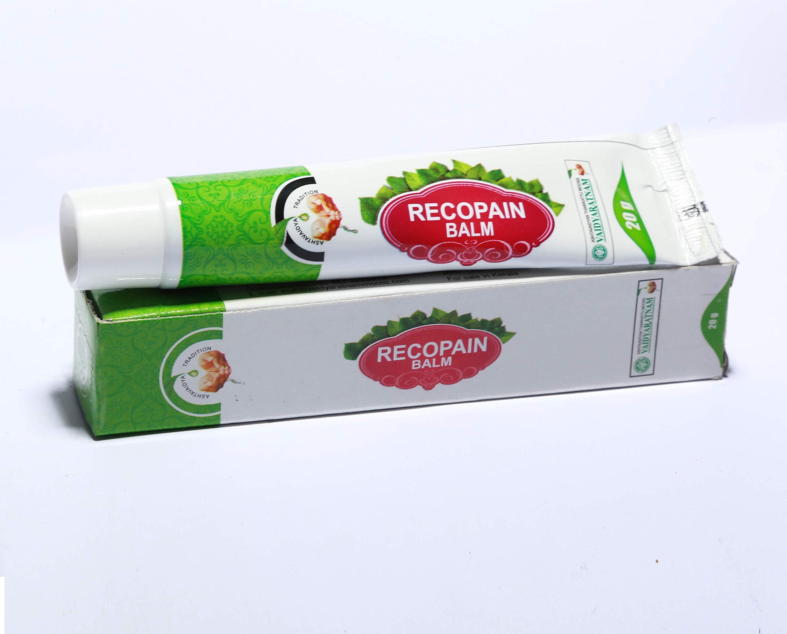 Ayupra Wellness Vaidyaratnam Recopain balm pack of 2