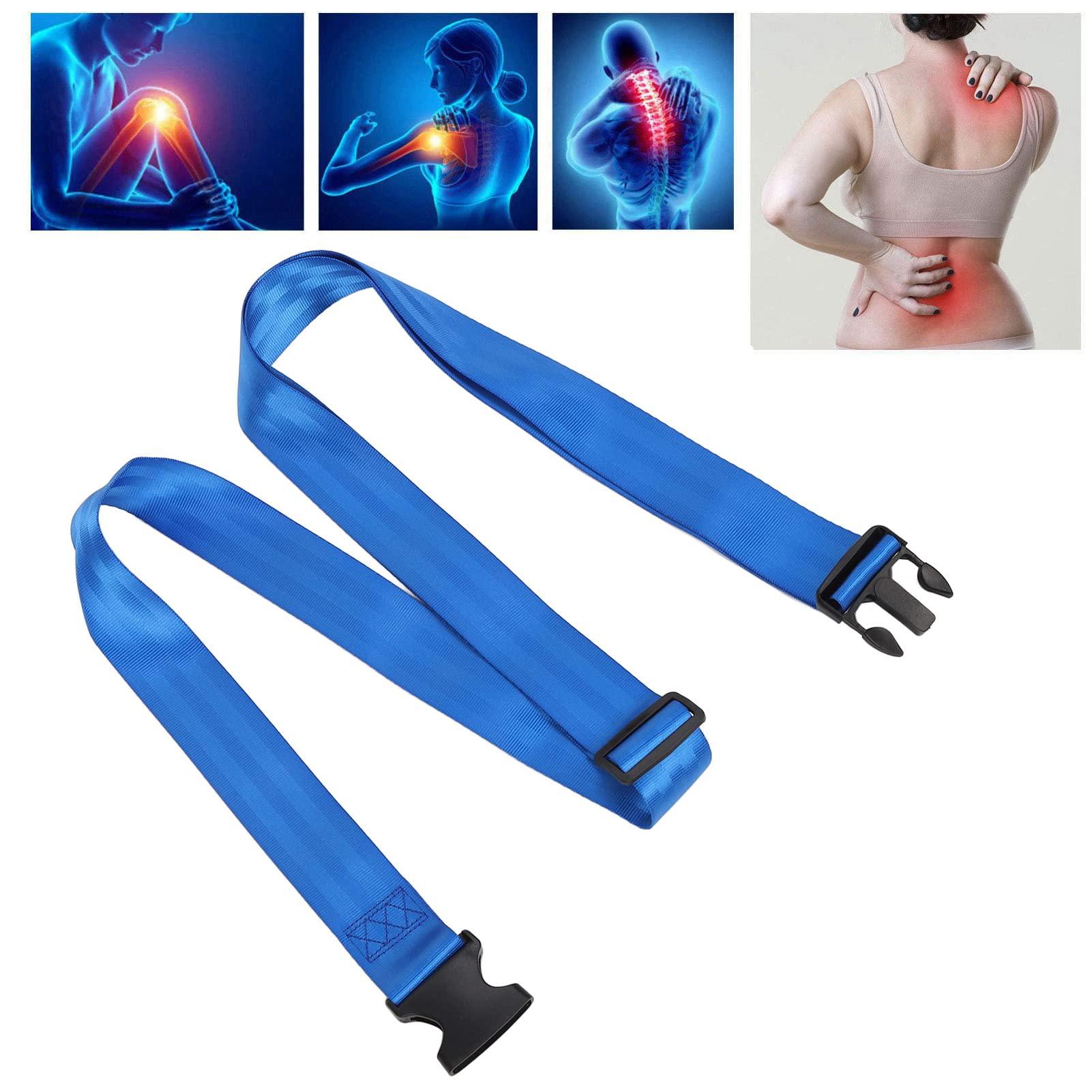LIANAI Mulligan Mobilization Belt, Extremity Mobilization Belt for Physical Therapy, Stretching, Mobility and Manual Therapy, Adjustable Fun Gait Belts, Stretch Out Strap (Blue)