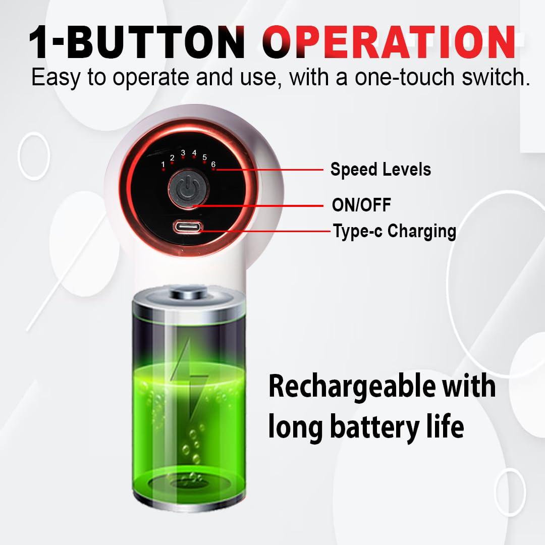 RoboTouch Robotouch Body Bliss Full Body Massager Machine for Pain Relief | Body & Back Pain Relief Product | Handheld Electric Manipol Mini Massager | 6-Speed Controller