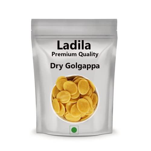 LADILA LADILA Ready to Fry Dry GolGappa/ Pani Puri Papad / Panipuri Papad - Whole Wheat Golgappe 500gm