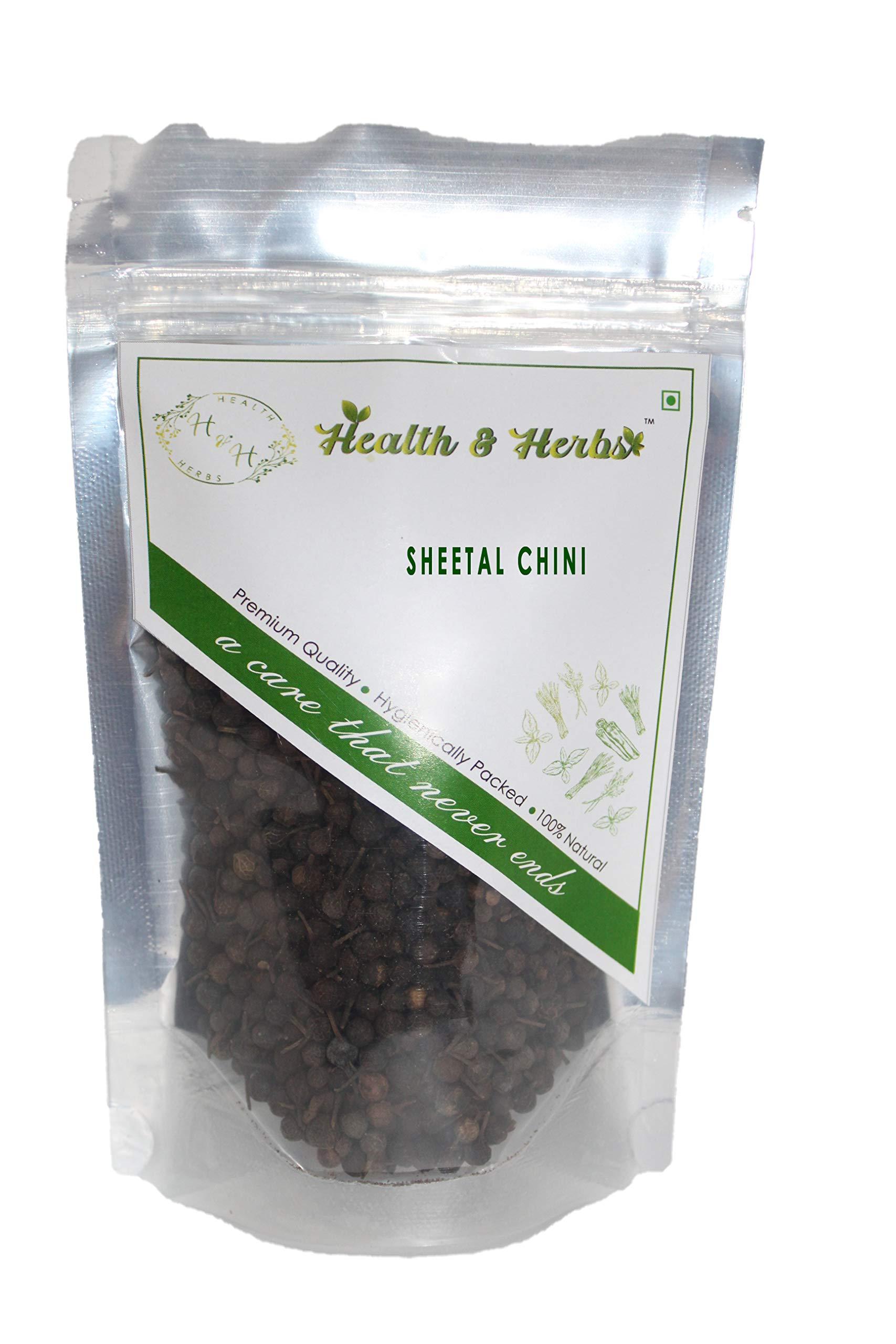 Health & Herbs HEALTH & HERBS Shital Chini -Sheetalchini - Kabab Chini - Kawab Chini - Piper Cubeba (200g)