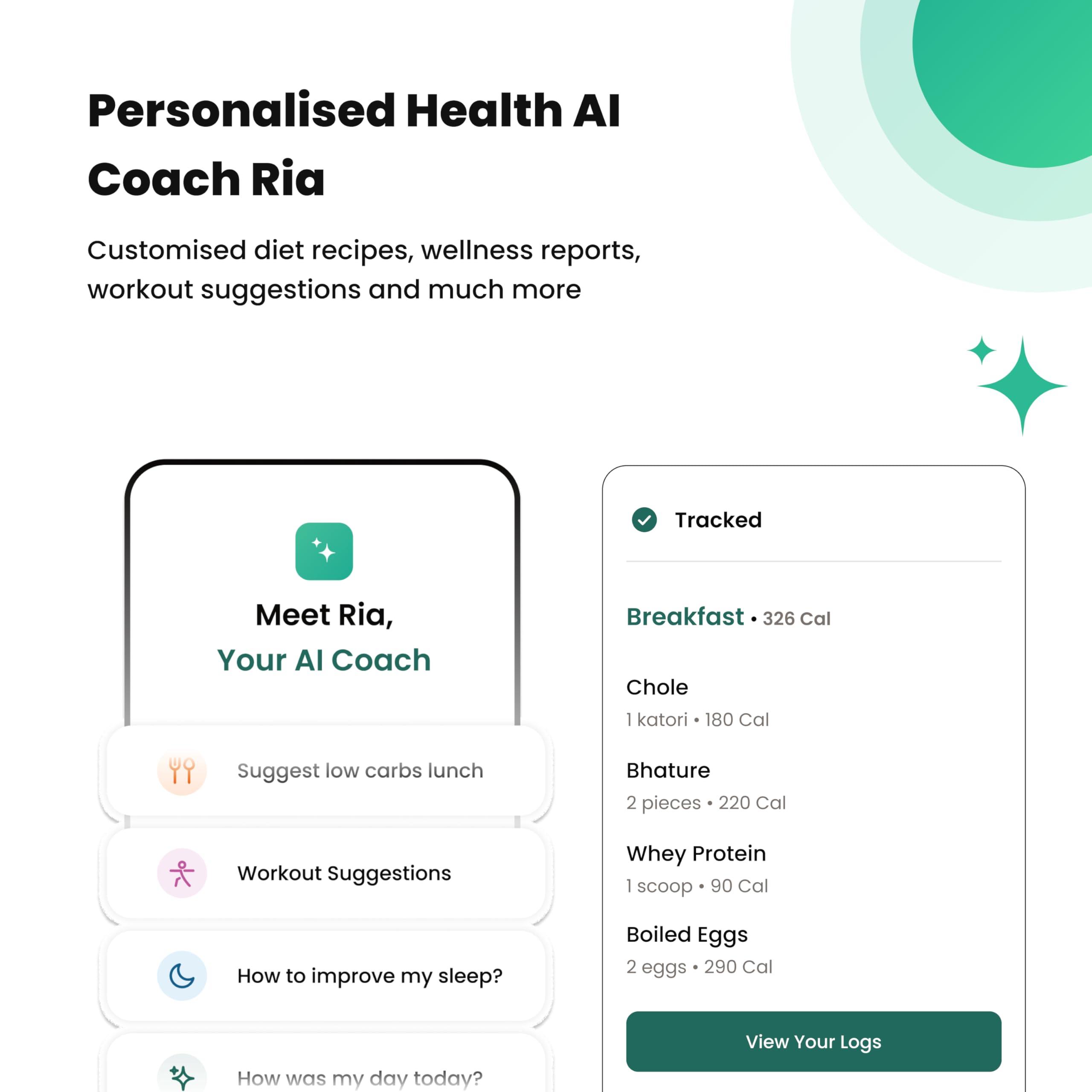 HealthifyMe HealthifyMe Green Smart Scale Get Data Driven Smart Weight Loss and Track 11 Plus Key Body Metrics in HealthifyMe App|1 Month FREE HealthifyMe Smart Plan| 2 years Warranty (Green)