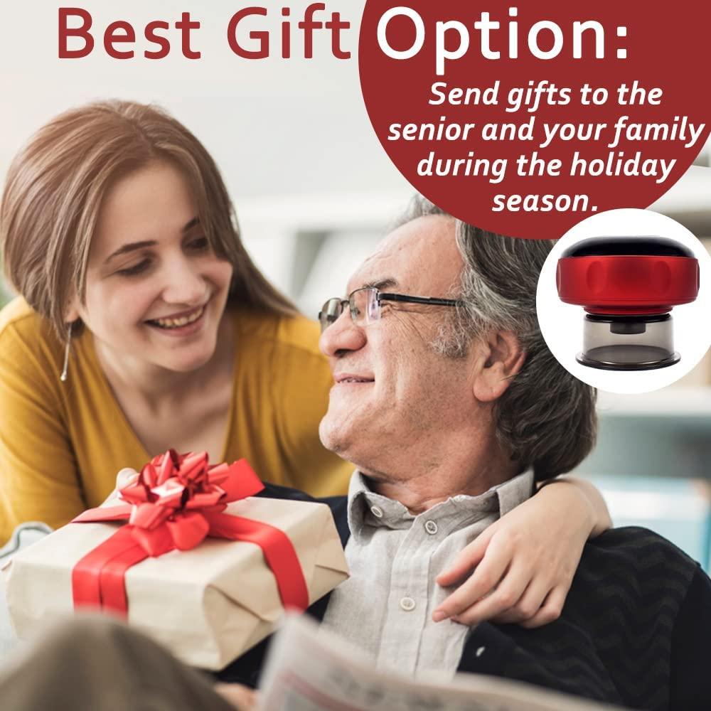 ONTRIP ONTRIP Massage House Electric Smart Cupping Device,Electric Vacuum Red Light Cupping Cups Therapy Massage Kit, Helps To Reduce Muscle Pain, Swelling and Inflammation