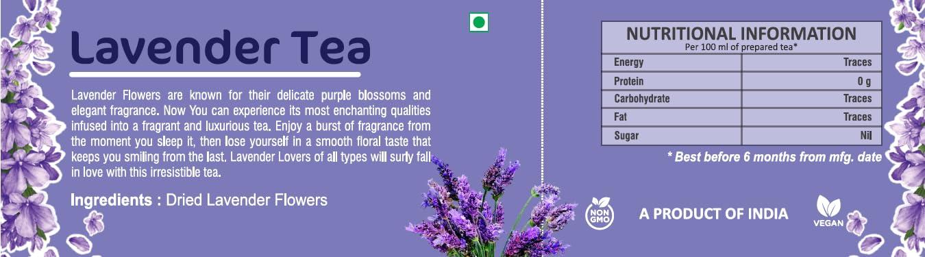 JAIVIK UTTARAKHAND Jaivik Uttarakhand Farm - Lavender Flowers Buds (50 g), Sun Dried Flowers, Lavandula angustifolia