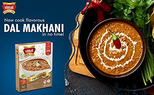 VIMAL VIMAL Ready to Eat Dal Makhani Instant Mix Vegetarian with No Added Preservative and Colours - 300g Pack of 3