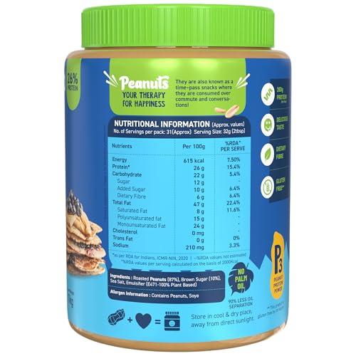 Alpino Alpino Classic Peanut Butter Crunch 1 KG | 90% Roasted Peanuts | High Protein Peanut Butter Crunchy | Gluten-Free | Vegan