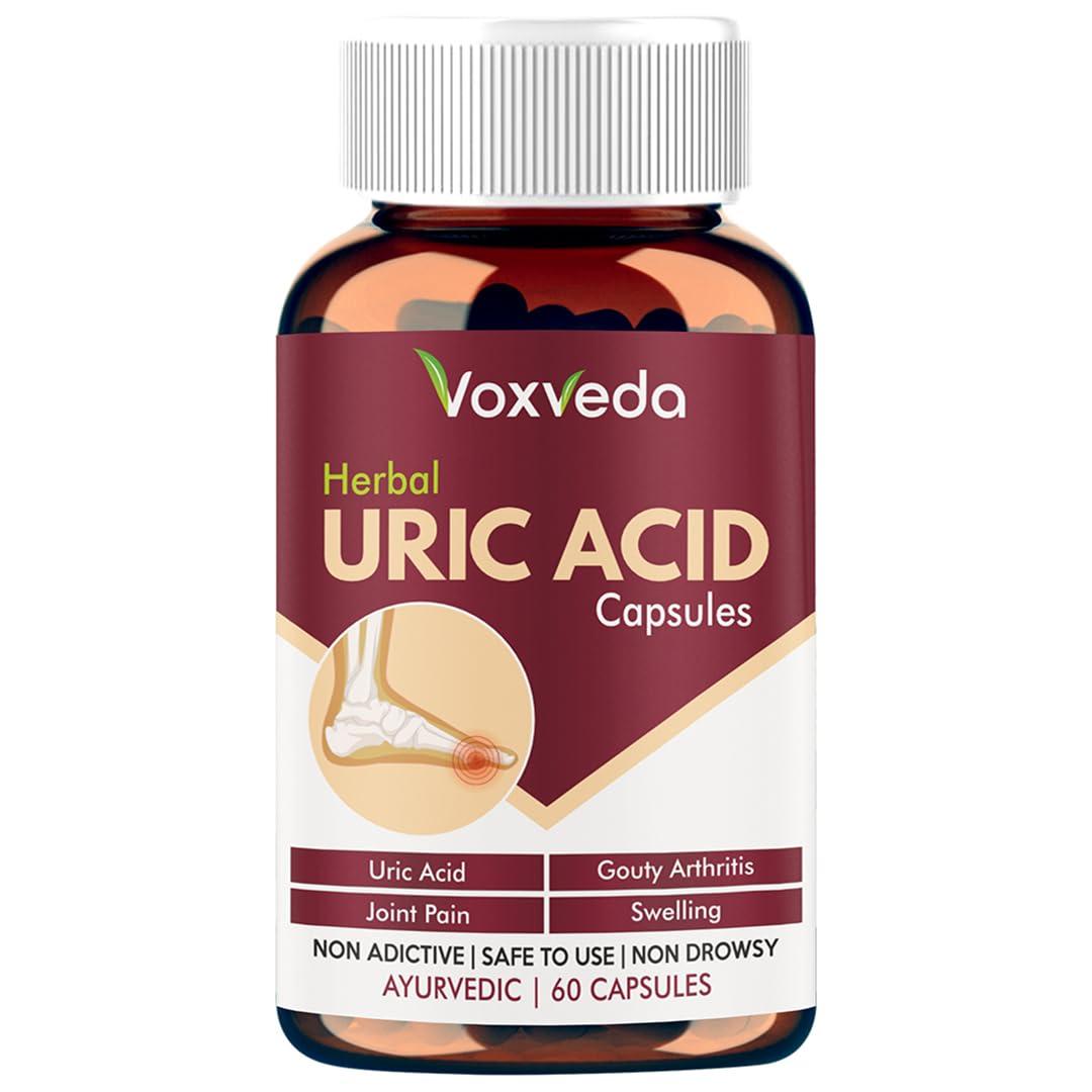 ad ALICANTO DRUGS Uric Acid Capsules, Herbal Joint Support Supplements, Uric Acid for Pain Relief, Ayurvedic Proprietary for Gout pain Joint Support