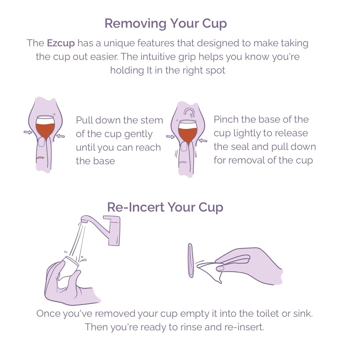 Me Cups Bold & Confident Me Cups Bold & Confident Reusable Menstrual Cup For Women Made in U.S.A - With Cotton Pouch, Ultra Soft, Odour and Rash Free, Leakage Proof, Protection for Up to 12 Hours (MID-MEDIUM)