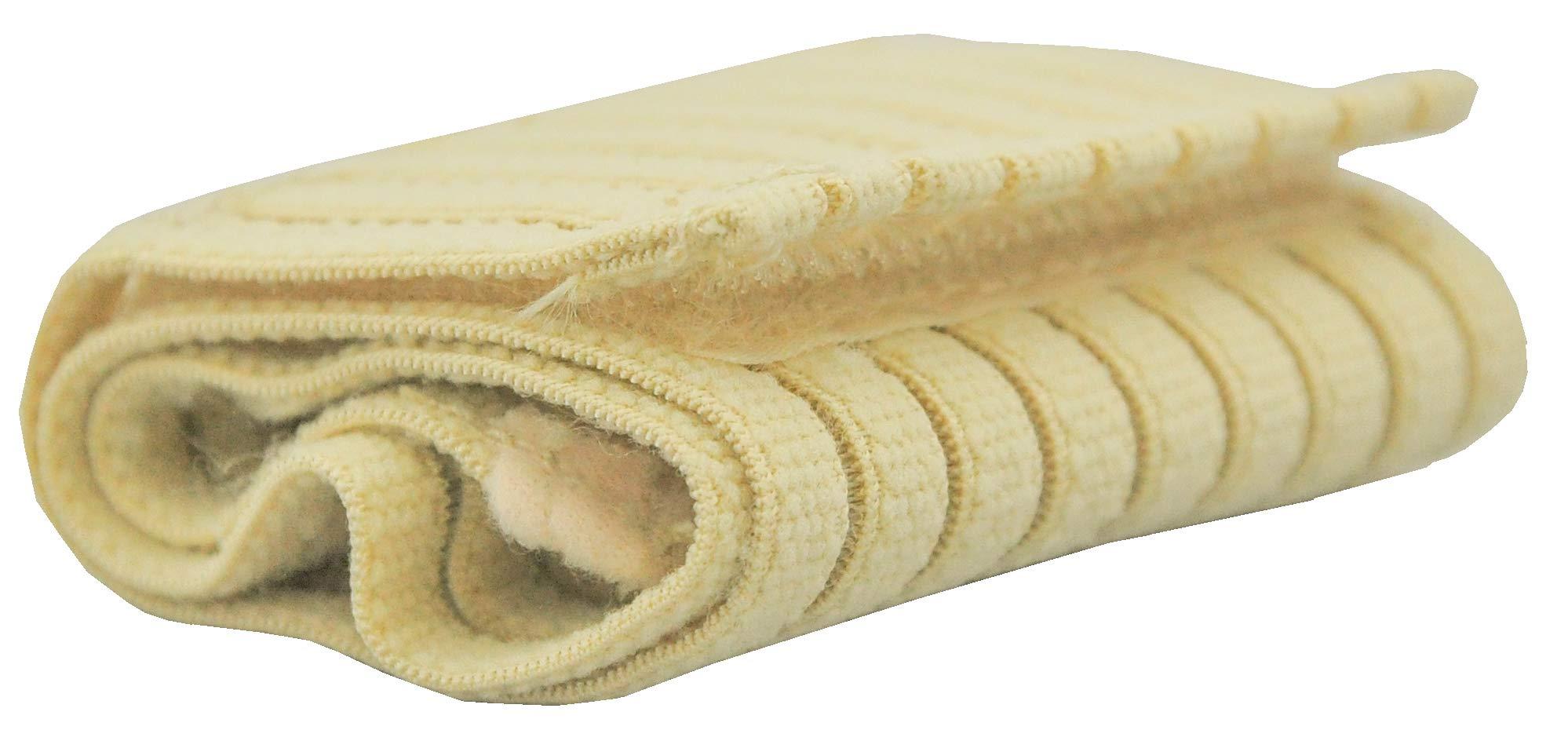 OBBO MED ObboMed MB-1100N Elastic Wrist Support Wrap with Hook and Loop Fastener for Size Adjustment, Wrist Pain, Sports Band Brace Protector - One Size Fits All- Beige