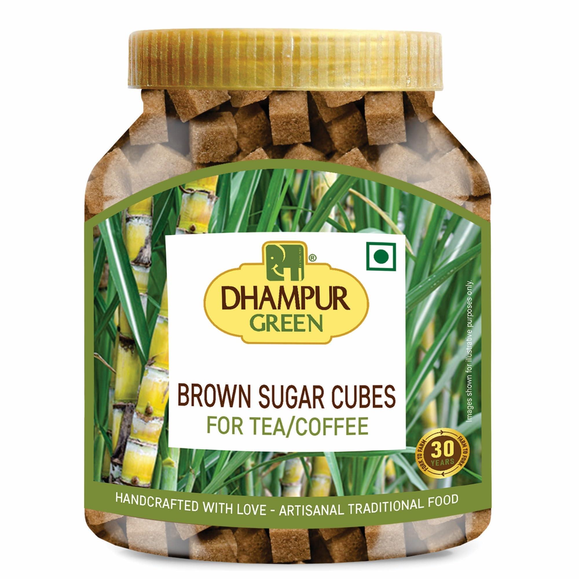 Dhampure Speciality Dhampure Speciality Brown Sugar Cubes | Rough Cut Sugar Cubes, 800G | Sugar Cubes For Tea And Coffee | Sulphurless | No Chemicals