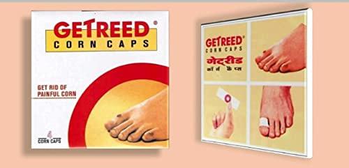 Valentine Remedies Valentine Remedies Getreed Corn Caps Regular Size (4 Caps) - Pack of 5