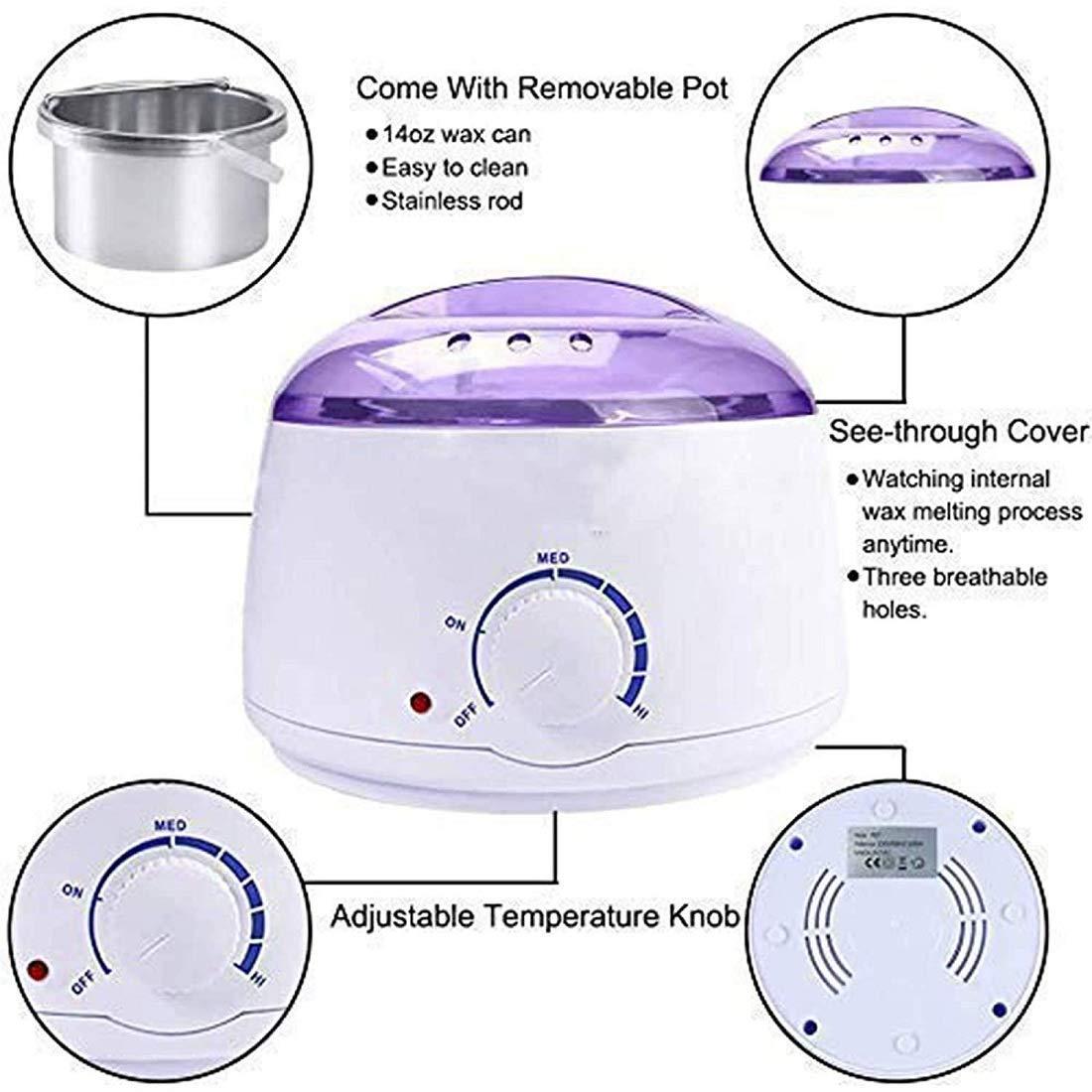 SIVI SIDDHI VINAYAK Creation Pro Wax 100 Warmer, Warmer Hot Wax Heater for Hard, Strip and Paraffin Waxing,Wax Heater for Waxing Automatic Wax Heaters