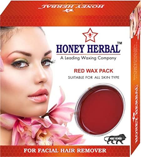 Clinch Clinch Hub Katori Wax Pack of 2 of Same flavour 80Gram Each Peel-Off Katori Wax For Upper Lip, Facial Hair, Eyebrow Peel-Off Katori Wax For Upper Lip, Facial Hair (Red & White Chocolate)