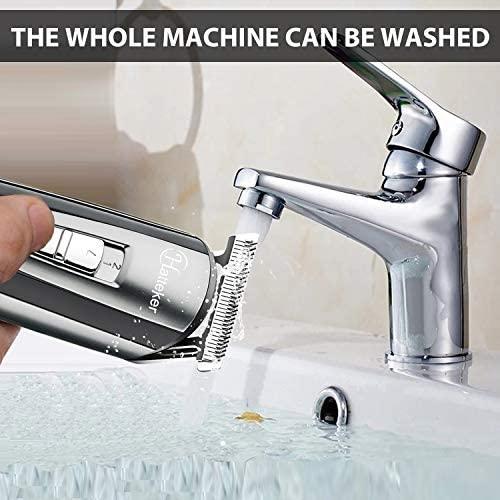 Hatteker Hatteker Hair Clipper Beard Trimmer Kit for Men Cordless Hair Mustache Trimmer Hair Cutting Groomer Kit Precision Trimmer Waterproof USB Rechargeable 5 in 1