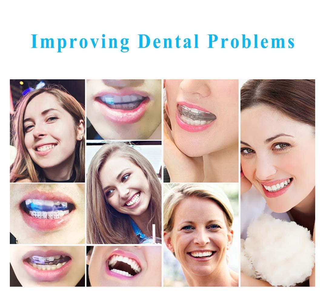 DENTGIST Dentgist Portable Invisible Braces Correction Buck Teeth Dental Appliance Dental Trainer Tooth Correction Oral Orthodontic Appliance Trainer Braces Buck Teeth