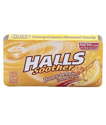 HALLS Halls Honey Lemon Yellow Candy, 22.4g