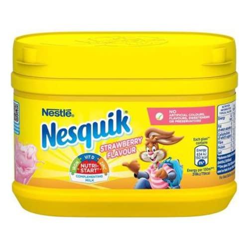 Nestle Nestle Nesquik Strawberry & Chocolate Flavour Milkshake Mix, Variety Pack, 600 g