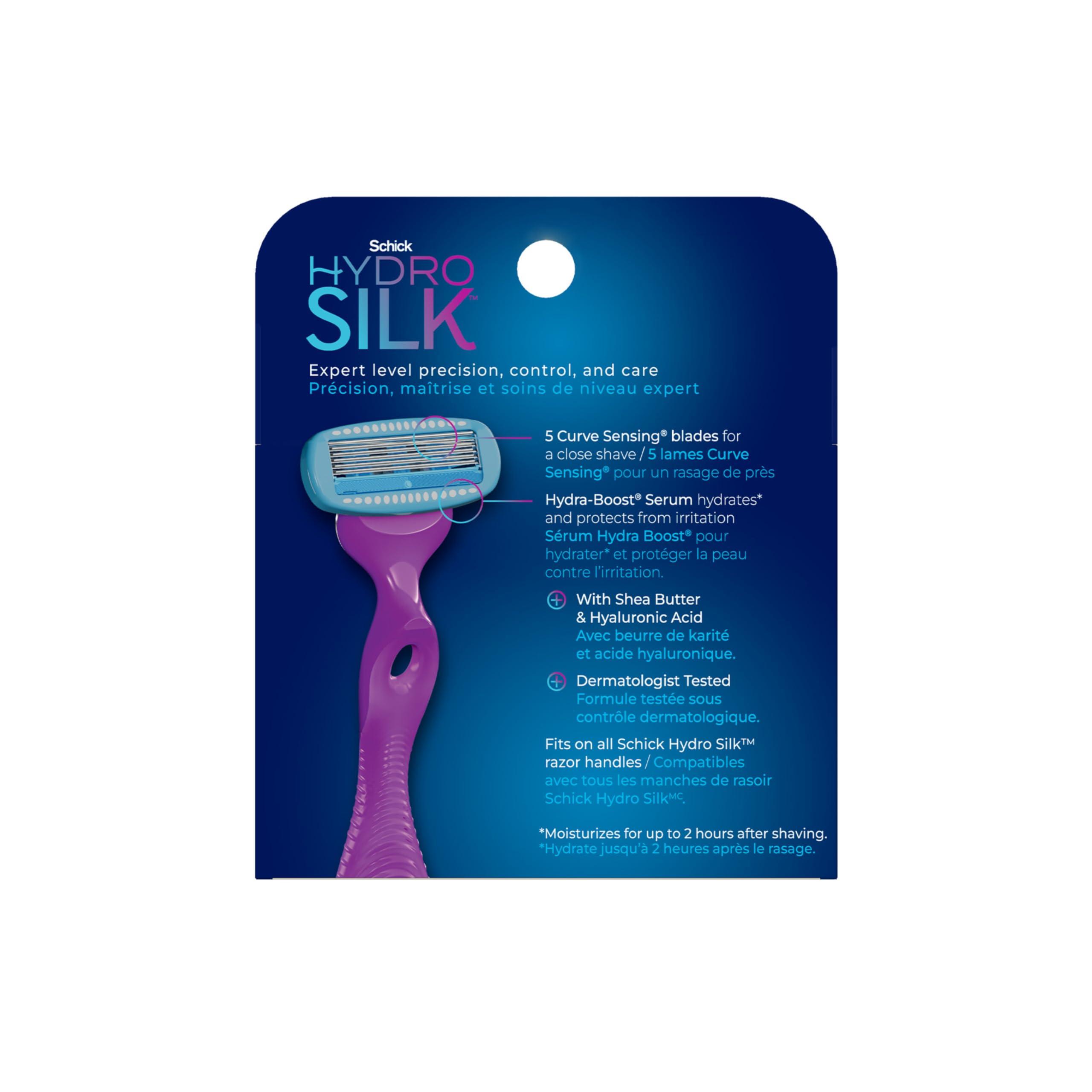 SCHICK HYDRO SILK Schick Hydro Silk for Women Refill Blades, 4 Count