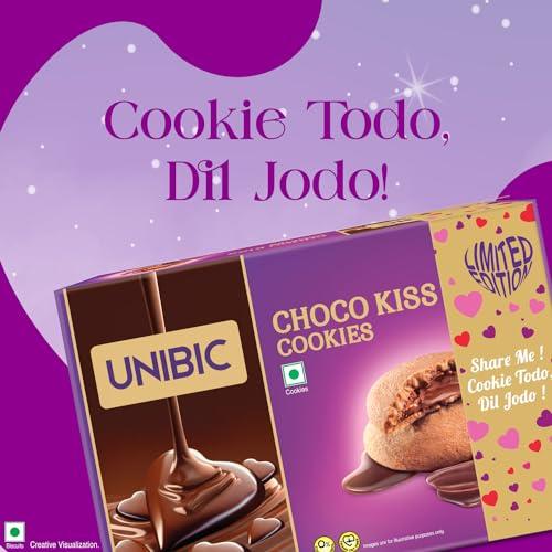 Unibic Foods India Pvt Unibic Choco Kiss | Limited Edition Choco filled Cookies | Valentine\'s Delight | Perfect Valentine\'s Gift | 500gram|Chocolate