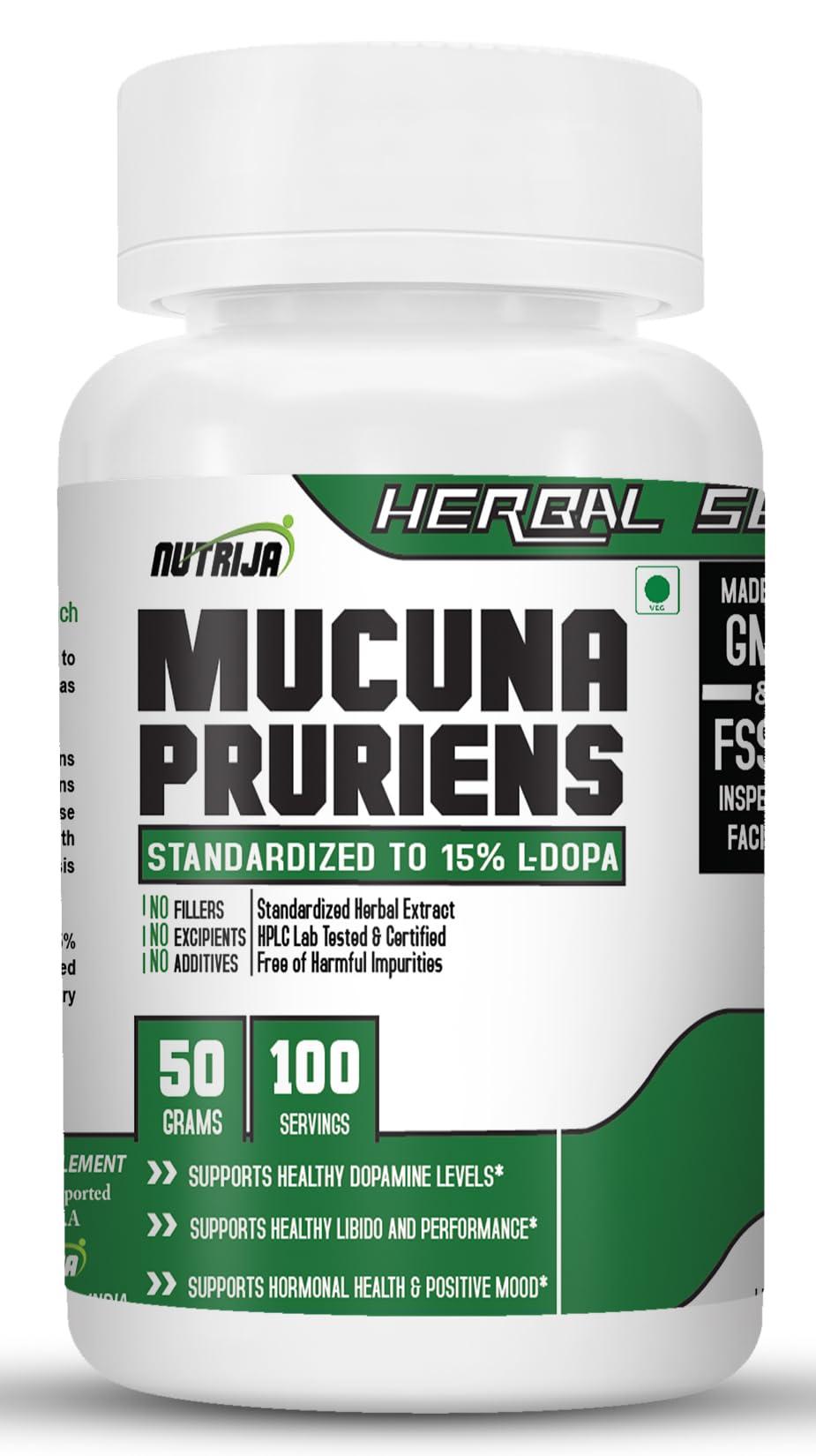 NutriJa NutriJa Mucuna Extract (standardized to 15% L-Dopa) - 50 GRAMS