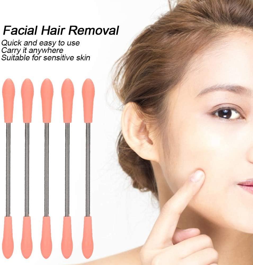 AIMERS AIMERS Spring Facial Hair Remover, Best for Quick & Easy Hair Removal from Roots. Portable & Effective Manual Epilator Stick for Women