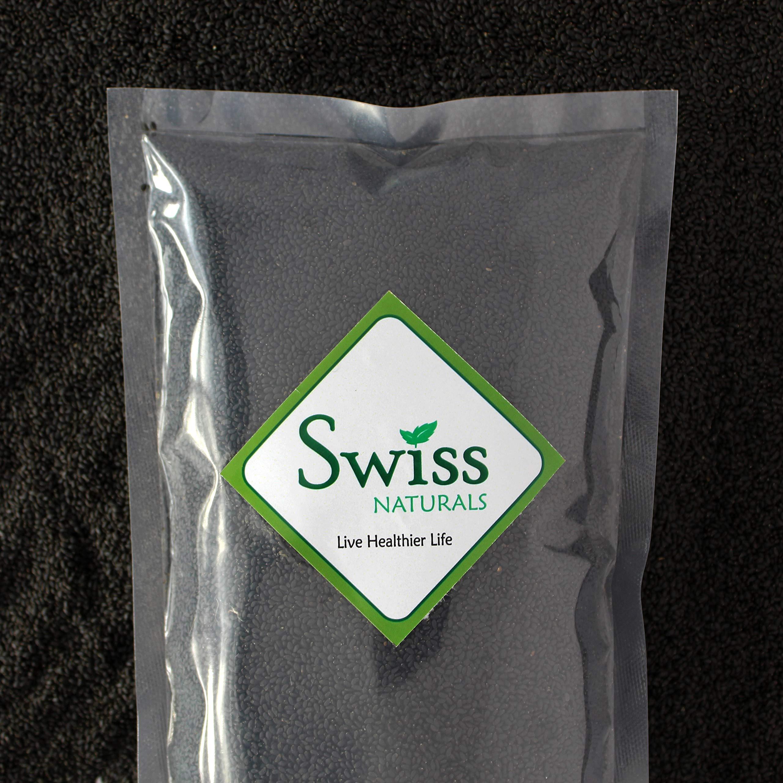 Swiss Naturals Swiss Naturals Basil Seeds Organic | Sabja Seeds | Takmaria | Tukmariya Seeds | 900g