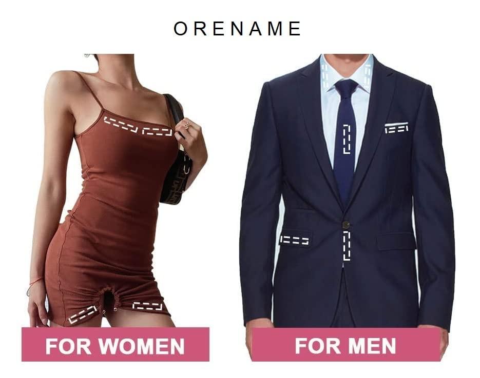 ORENAME Women Fashion Tape for Clothes, Double Stick Strips – 36 Strips | Clothing & Body, Strong and Clear Tape for All Skin Tones and Fabric, Waterproof & Sweat proof, Bra Tape Strips (108 Pcs)